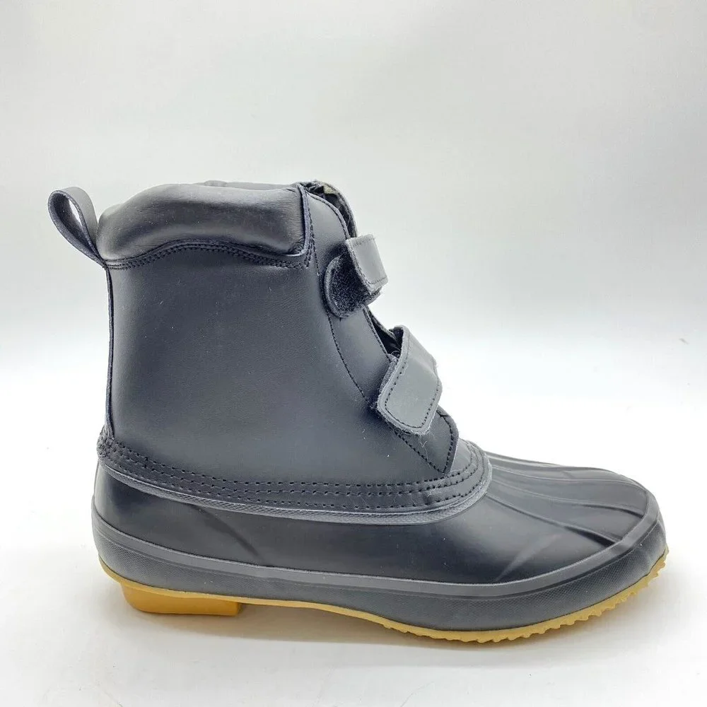 Habands Ice House Winter Duck Boots‎ Men 9D Black Insulated Waterproof Snow Rain